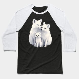 Fox Family Baseball T-Shirt